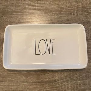 Rae Dunn by Magenta Ceramic Love Serving Platter